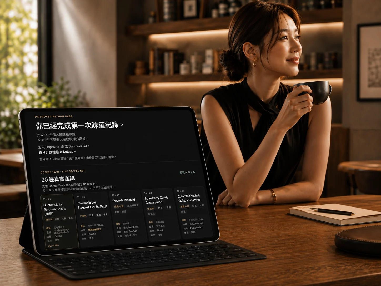 個人風味模型與 Driprover 咖啡體驗